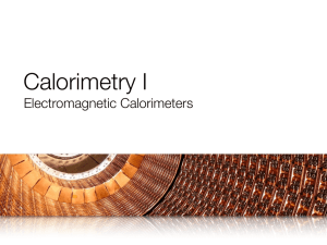 Calorimetry I