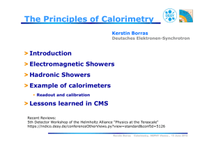 The Principles of Calorimetry