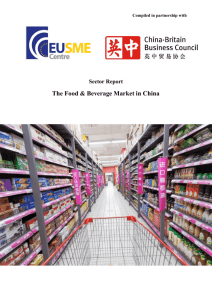 The Food & Beverage Market in China