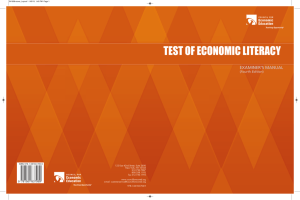 The Test of Economic Literacy