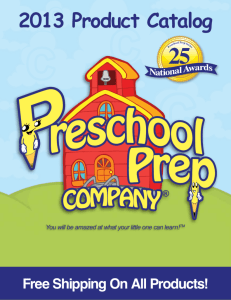 Catalog - Preschool Prep Company