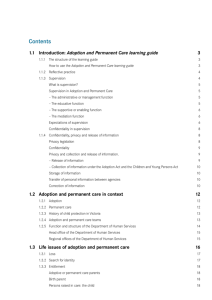 Adoption and Permanent Care Learning Guide