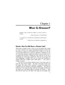 Chapter 1: What Is Straight?