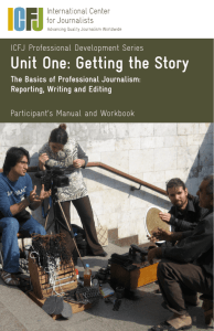 Getting the Story - International Center for Journalists