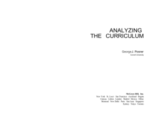 analyzing the curriculum - NAU jan.ucc.nau.edu web server
