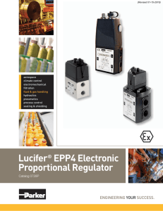 Lucifer® EPP4 Electronic Proportional Regulator