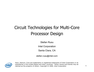 Circuit Technologies for Multi