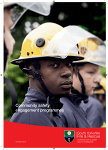 Community safety engagement programmes