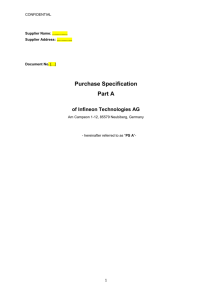 Purchase Specification Part A