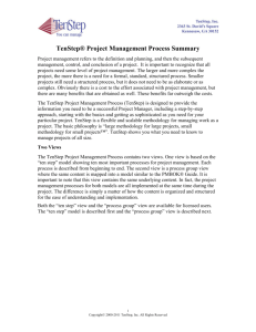 TenStep® Project Management Process Summary