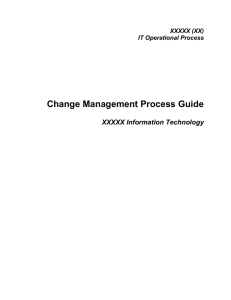Change Management Process Guide