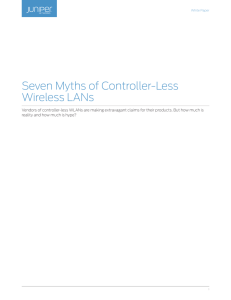 Seven Myths of Controller-Less Wireless LANs