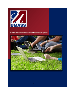 Efficiency and Effectiveness Report