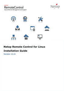Netop Remote Control Installation Guide (Linux)