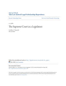 The Supreme Court as a Legislature