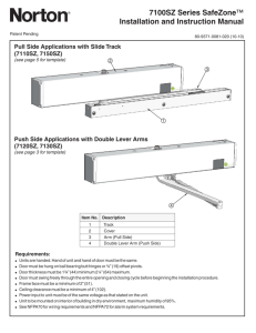 Norton 7100SZ Installation Manual