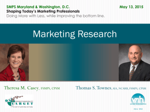 Marketing Research - SMPS-DC