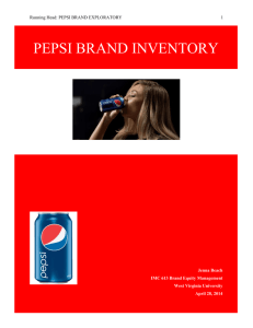 pepsi brand inventory