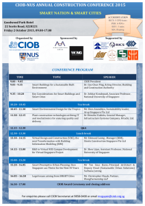 CIOB-NUS Annual Construction Conference 2015