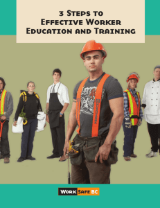 3 Steps to Effective Worker Education and Training
