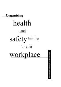 Organising Health and Safety Training for your