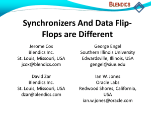 Synchronizers And Data Flip
