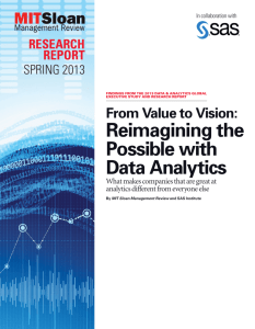 Reimagining the Possible with Data Analytics