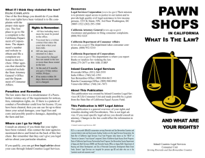 ENGLISH Pawn Shops Brochure.pub - Inland Counties Legal Services