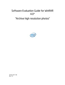 Software Evaluation Guide for WinRAR 3.80