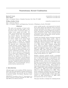 Nonstationary Kernel Combination