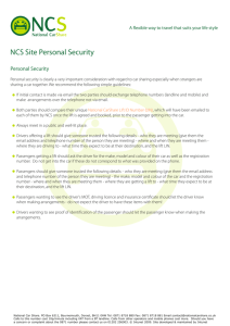 NCS Site Personal Security