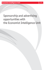Sponsorship and advertising opportunities with the Economist