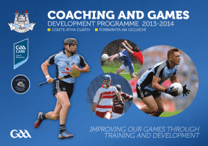 Dublin GAA Coaching and Games Development