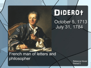 History Project Diderot