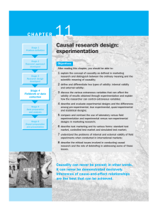 Causal research design: experimentation - E-Book