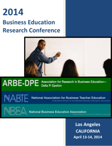 Business Education Research Conference Proceedings