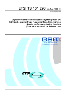 Digital cellular telecommunications system (Phase 2+)