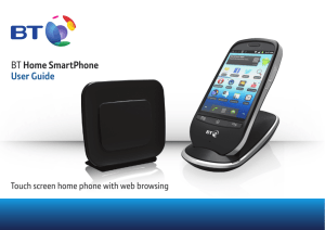 BT Home SmartPhone User Guide