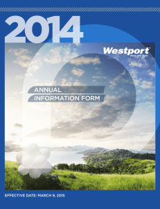 2014 Annual Information Form