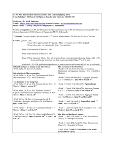 ECNS 303: Intermediate Macroeconomics with