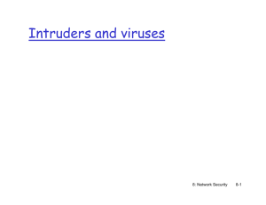 Intruders and viruses