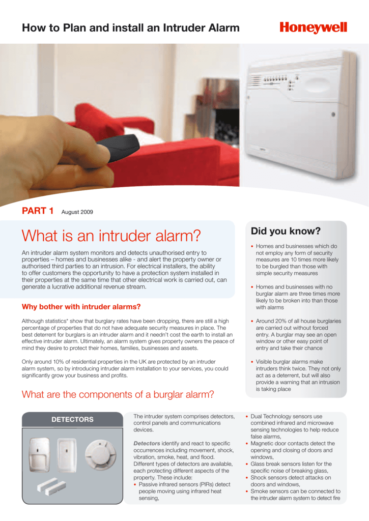 How To Plan And Install An Intruder Alarm, Best Intruder Alarm System