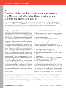 American College of Gastroenterology Monograph on the