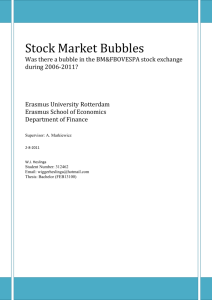 Stock Market Bubbles