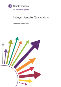 Fringe Benefits Tax update