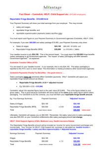 Fact Sheet - Advantage Salary Packaging