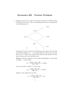 Economics 362 — Practice Problems