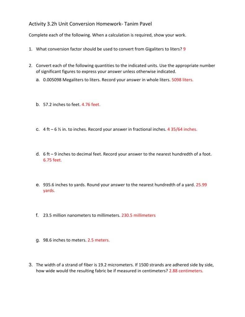 Inches To Decimal Feet Conversion Chart Pdf