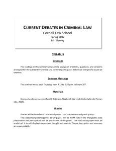 CURRENT DEBATES IN CRIMINAL LAW