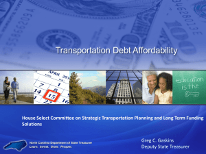 Transportation Debt Affordability